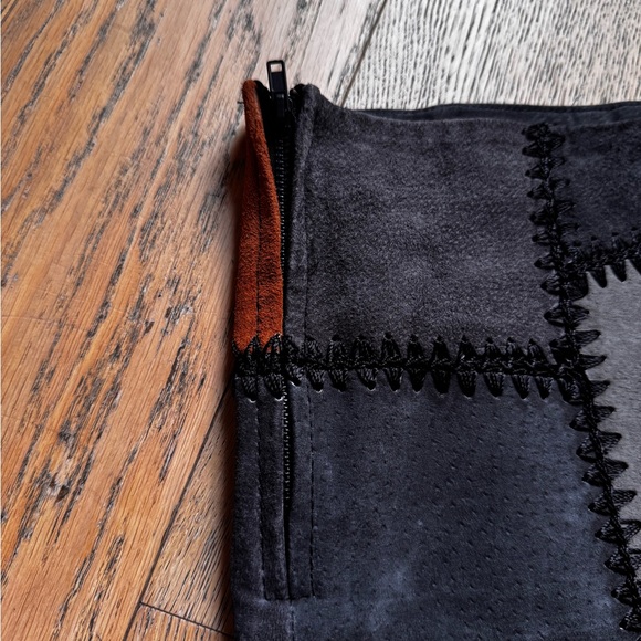 Zara Patchwork Mini Skirt - Multicolor - Picture 4 of 7